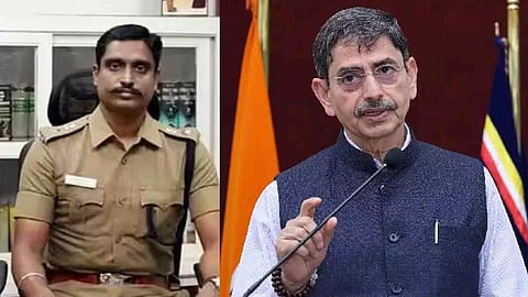 DIG C Vijayakumar, Governor R N Ravi