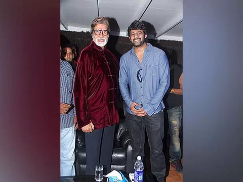 Actors Prabhas and Amitabh Bachchan