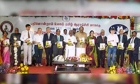 Tamil Nadu Minister for Minorities Welfare and Non-Residents Tamils Welfare, Gingee KS Masthan inaugurated the 11th International Conference on Tamil Studies in the campus of Institute of Asian Studies in Semmencheri