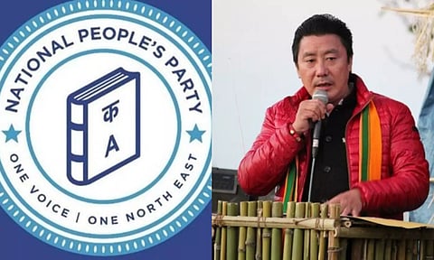 (On right) NPP State Working president Likha Saaya (Twitter)