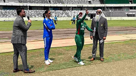 Toss visuals at Sher-e-Bangla National Cricket Stadium, Dhaka