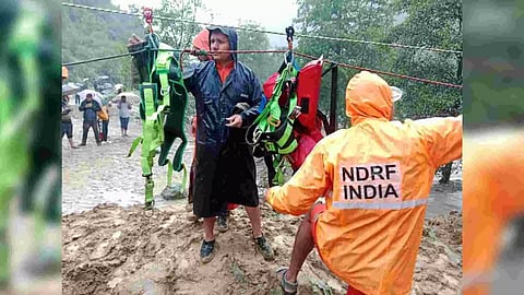 NDRF rescues five people from Beas River (Photo: ANI)