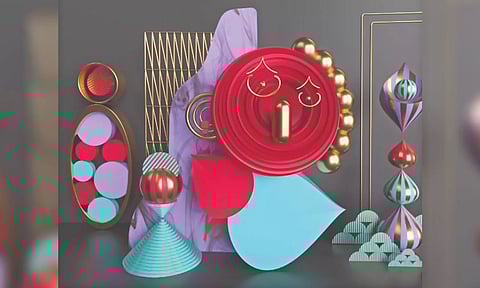 Digital art work by artist Laya Mathikshara