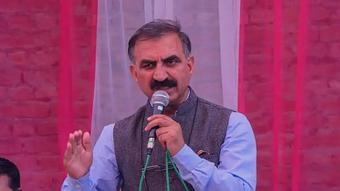 Himachal Pradesh CM Sukhvinder Singh Sukhu (PTI)