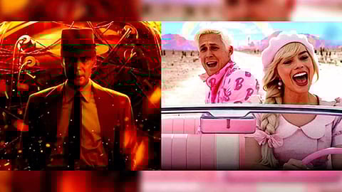 'Oppenheimer' and 'Barbie' (Photo: IANS)