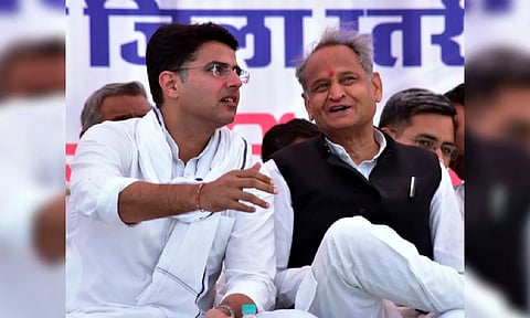 Chief Minister Ashok Gehlot, former Deputy CM Sachin Pilot 