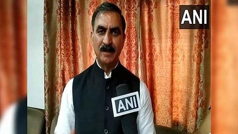 Himachal Pradesh Chief Minister Sukhvinder Singh Sukhu (Photo/ANI)