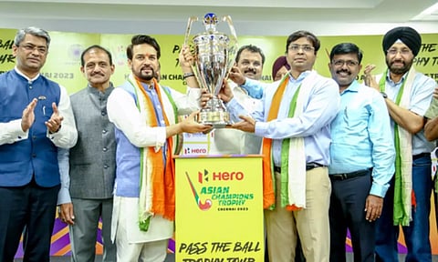 Minister of Youth Affairs and Sports, Anurag Thakur (PHOTO: IANS)