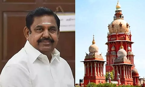  Edappadi Palaniswami; Madras High Court 