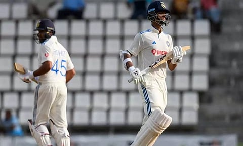 Rohit, Jaiswal's 229-run stand helps India lead1st time in Test history