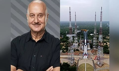 Anupam Kher and Chandrayaan-3 mission (PHOTO: ANI)