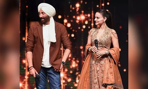 Sunny Deol and Ameesha Patel (PHOTO: IANS)