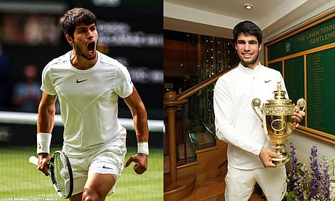 Carlos Alcaraz (Twitter/@Wimbledon)