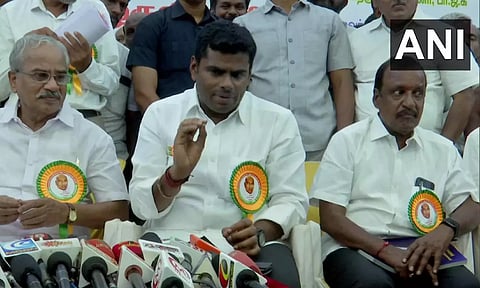 Tamil Nadu BJP chief K Annamalai. (ANI)