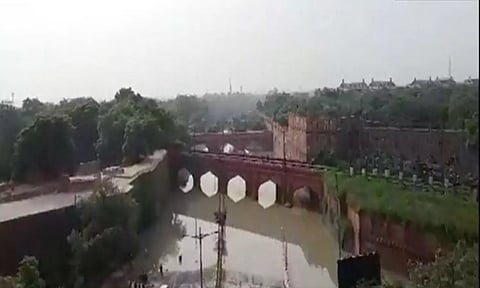 A view of the Red Fort in Delhi. (ANI)