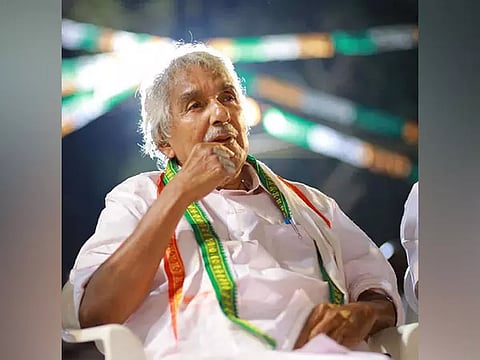 Former Kerala Chief Minister and Senior Congress leader Oommen Chandy (ANI)