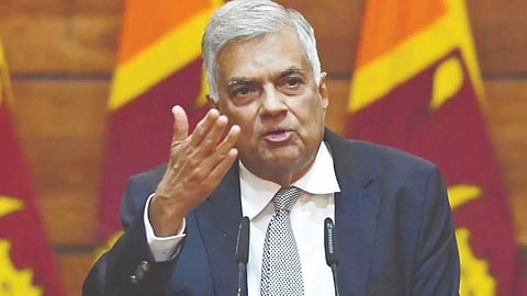 Sri Lankan President Ranil Wickremesinghe