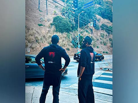 Prabhas, Rana Daggubati (Picture credit:ANI)