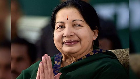 Late AIADMK supremo J Jayalalitha