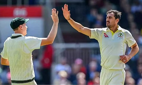 Australian players celebrating a wicket (IANS)