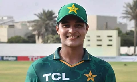 Pakistani cricketer Ayesha Naseem (Credit: PCB)