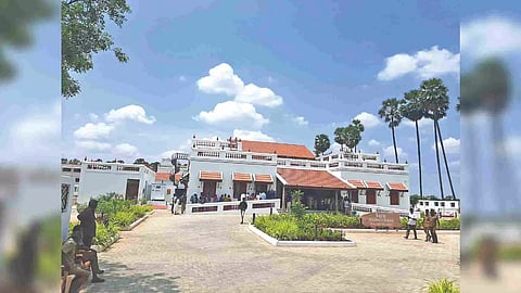 View of the Keeladi Museum in Sivaganga