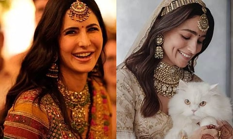 (L) Katrina Kaif; Alia Bhatt (R)