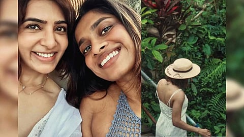 Actress Samantha Ruth Prabhu has taken a small trip to Bali with a friend (Photo: IANS)