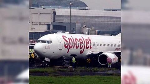 SpiceJet aircraft catches fire at Delhi airport during maintenance
