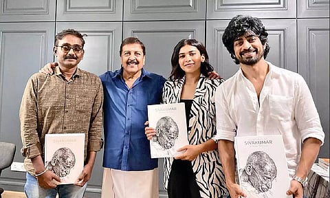 Sivakumar meets Aneethi team