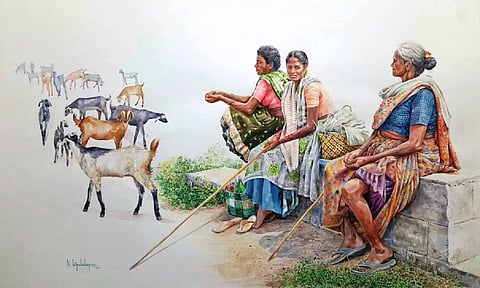 Art piece by Kirubakaran