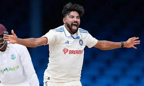 Indian seamer Mohammed Siraj (PTI)