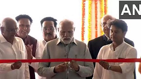 PM Modi inaugurates Rajkot International Airport in Gujarat (Photo/ANI)