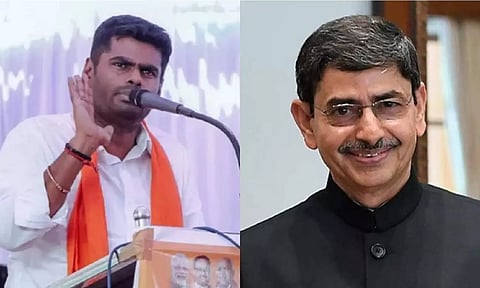 K Annamalai and RN Ravi dtnext