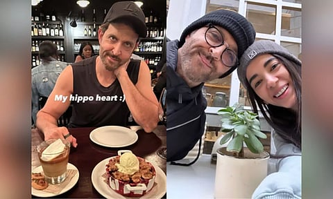 Hrithik Roshan with Saba Azad.