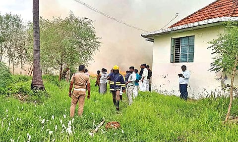 Fire at Tiruvaiyaru music college