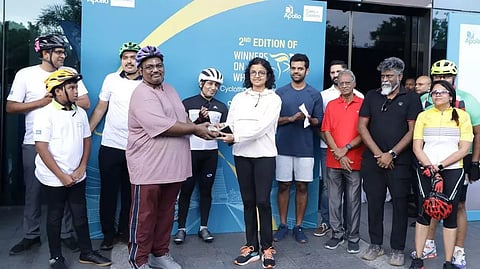 Film Director and Entrepreneur, Kiruthiga Udhayanidhi, flagged off the event that focused on the theme - "Cancer is Conquerable"