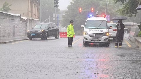 Typhoon Doksuri brings heavy rainfall to north China
