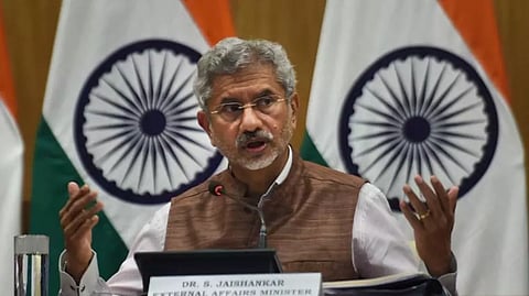 EAM Jaishankar speaking at the SemiconIndia Conference