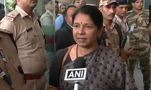 “Peace talks…that’s the only way out”: DMK MP Kanimozhi on Manipur