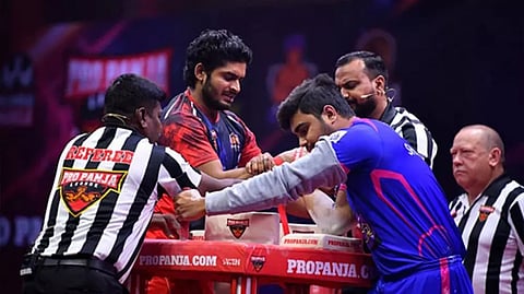 Players in action during Pro Panja League