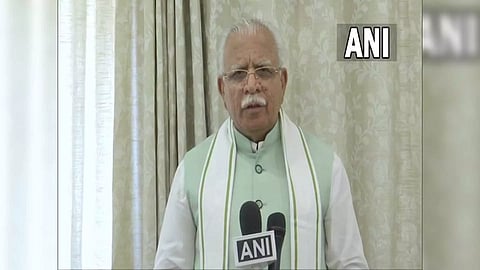Haryana CM Manohar Lal Khattar (Photo/ANI)