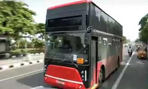 EV double-decker test run set off rumours of reintroducing services