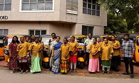 The auto-rickshaws are given to the women drivers at subsidized prices