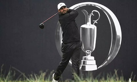 Shubhankar Sharma in action at last month’s British Open