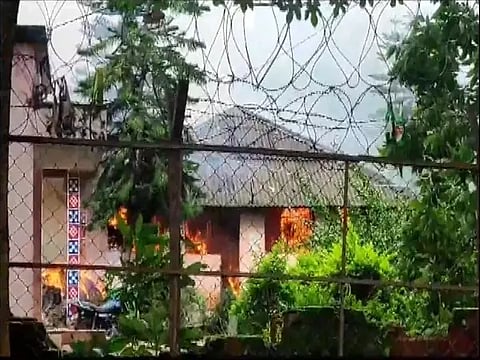 Odisha’s Phiringia police station set ablaze by a violent mob