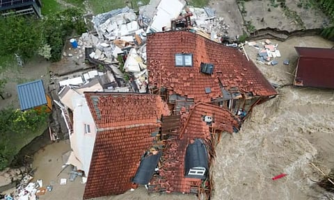 Floods Hit Solvenia (ANI)