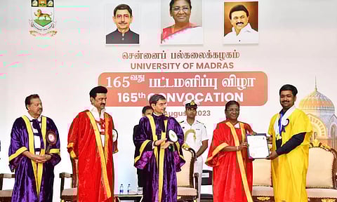Don't let anxiety engulf you: Prez Murmu tells Madras University students