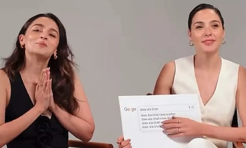 Gal Gadot with Alia Bhatt
