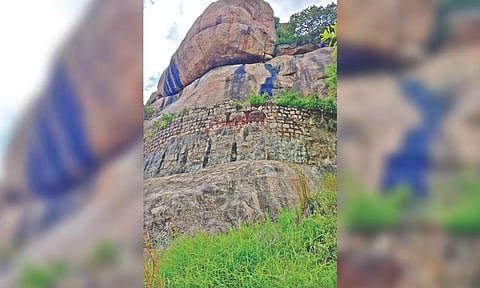 A veiw of the Fort in Tiruvannamalai district.